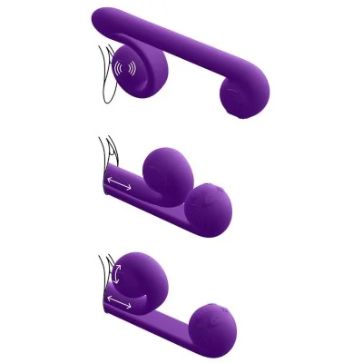 SNAIL VIBE - MULTIACTION VIBRATOR PURPLE SNAIL VIBE - MULTIACTION VIBRATOR PURPLE