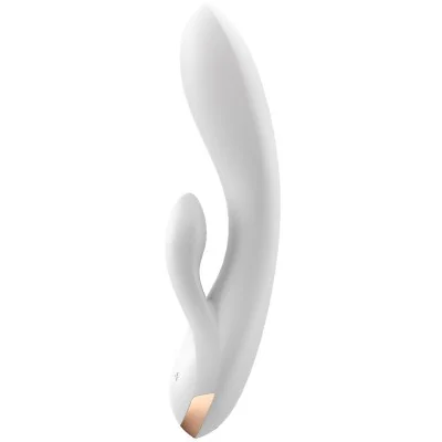 SATISFYER DOUBLE FLEX VIBRADOR APP - BLANCO SATISFYER DOUBLE FLEX VIBRADOR APP - BLANCO