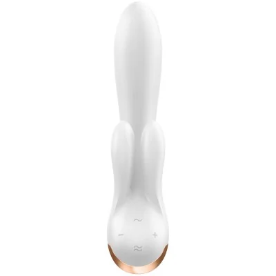 SATISFYER DOUBLE FLEX VIBRADOR APP - BLANCO SATISFYER DOUBLE FLEX VIBRADOR APP - BLANCO