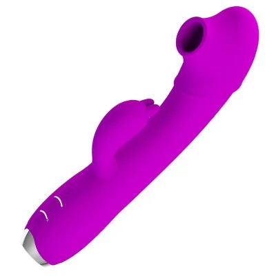 PRETTY LOVE - REGINA RECHARGEABLE VIBRATOR-SUCKER PURPLE PRETTY LOVE - REGINA RECHARGEABLE VIBRATOR-SUCKER PURPLE
