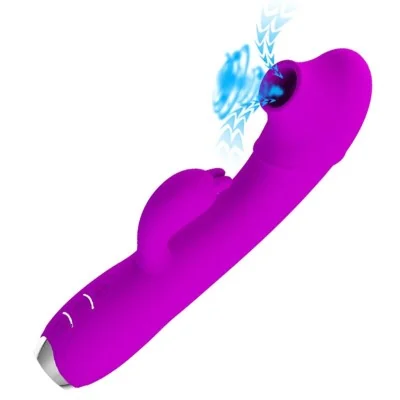 PRETTY LOVE - REGINA RECHARGEABLE VIBRATOR-SUCKER PURPLE PRETTY LOVE - REGINA RECHARGEABLE VIBRATOR-SUCKER PURPLE