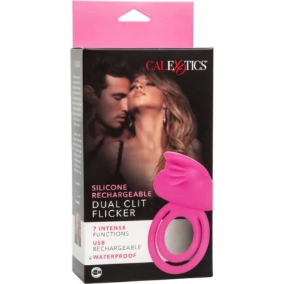 CALEXOTICS - DUAL CLIT FLICKER ENHANCER CALEXOTICS - DUAL CLIT FLICKER ENHANCER