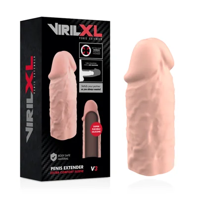 VIRILXL - LIQUID SILICONE V3 NATURAL PENIS EXTENSION VIRILXL - LIQUID SILICONE V3 NATURAL PENIS EXTENSION
