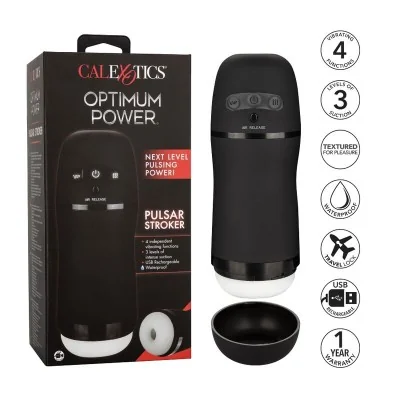 CALEXOTICS - OPTIMUM POWER STROKER VIBRATING AND SUCTION CALEXOTICS - OPTIMUM POWER STROKER VIBRATING AND SUCTION