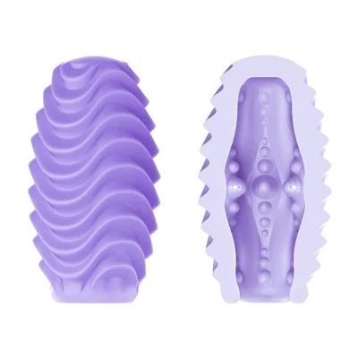 PRETTY LOVE - DOUBLE SIDED LILAC MASTURBATOR EGG PRETTY LOVE - DOUBLE SIDED LILAC MASTURBATOR EGG