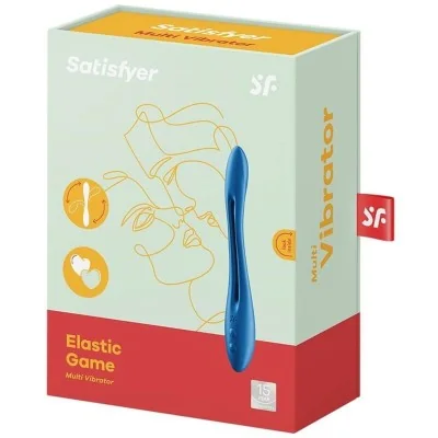 SATISFYER - ELASTIC GAME MULTI VIBRATOR BLUE SATISFYER - ELASTIC GAME MULTI VIBRATOR BLUE