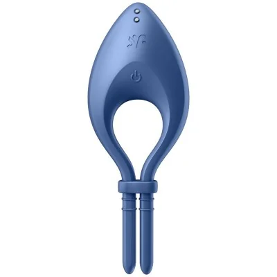 SATISFYER - BULLSEYE RING VIBRATOR APP BLUE SATISFYER - BULLSEYE RING VIBRATOR APP BLUE