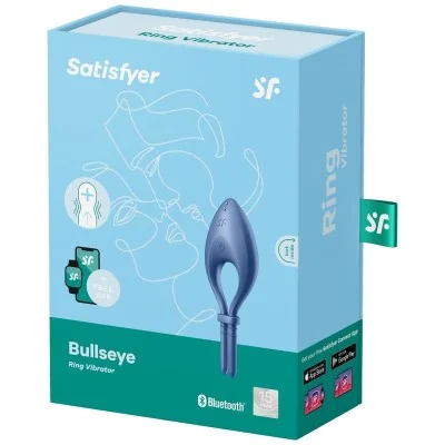 SATISFYER - BULLSEYE RING VIBRATOR APP BLUE SATISFYER - BULLSEYE RING VIBRATOR APP BLUE