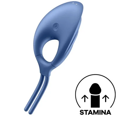 SATISFYER - SWORDSMAN RING VIBRATOR BLUE SATISFYER - SWORDSMAN RING VIBRATOR BLUE