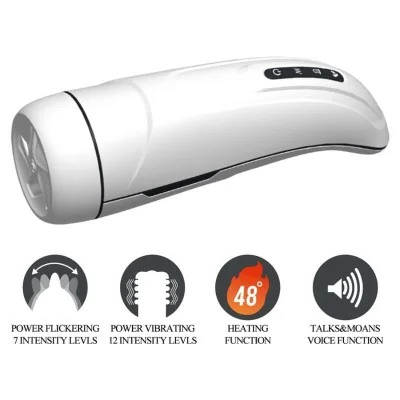 PRETTY LOVE - MARISSA MALE MASTURBATOR VIBRATION. HEAT. 