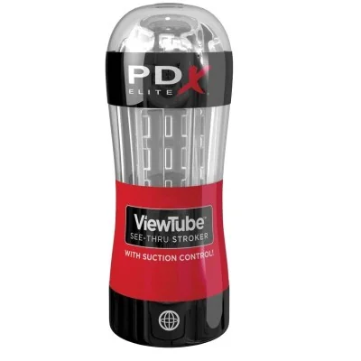 PDX ELITE - STROKER VIEWTUBE CONTROL SUCTION TRANSPARENT PDX ELITE - STROKER VIEWTUBE CONTROL SUCTION TRANSPARENT