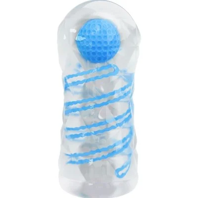 PRETTY LOVE - SMALL MASTURBATOR WITH BLUE SPIRALS