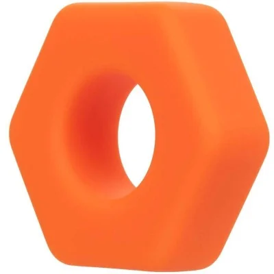 CALEXOTICS - ALPHA PROLONG SEXAGON RING ORANGE CALEXOTICS - ALPHA PROLONG SEXAGON RING ORANGE