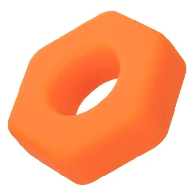 CALEXOTICS - ALPHA PROLONG SEXAGON RING ORANGE CALEXOTICS - ALPHA PROLONG SEXAGON RING ORANGE