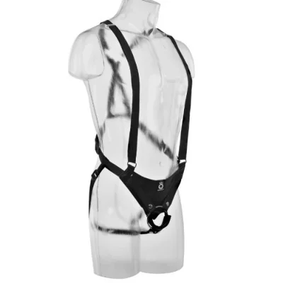 KING COCK - 30.5 CM HOLLOW STRAP-ON SUSPENDER SYSTEM - FLESH KING COCK - 30.5 CM HOLLOW STRAP-ON SUSPENDER SYSTEM - FLESH