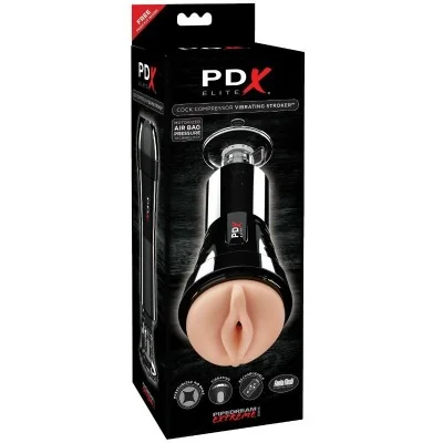 PDX ELITE - COCK COMPRESSOR VIBRATING STROKER PDX ELITE - COCK COMPRESSOR VIBRATING STROKER