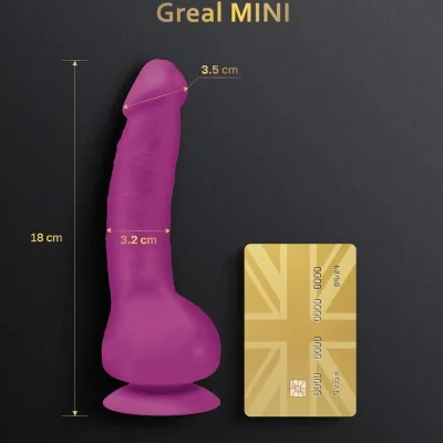 G-VIBE - GREAL MINI FUCHSIA SILICONE VIBRATOR DILDO G-VIBE - GREAL MINI FUCHSIA SILICONE VIBRATOR DILDO