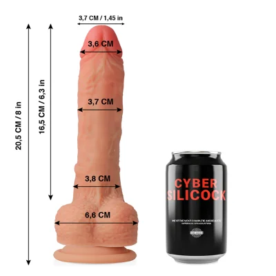 CYBER SILICOCK - CONNOR ULTRA REALISTIC SOFT LIQUID SILICONE CYBER SILICOCK - CONNOR ULTRA REALISTIC SOFT LIQUID SILICONE