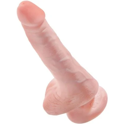 KING COCK - REALISTIC PENIS WITH BALLS 13.5 CM LIGHT KING COCK - REALISTIC PENIS WITH BALLS 13.5 CM LIGHT