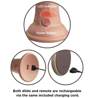 KING COCK - ELITE REALISTIC DILDO VIBRATOR SILICONE REMOTE KING COCK - ELITE REALISTIC DILDO VIBRATOR SILICONE REMOTE