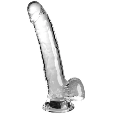 KING COCK - CLEAR DILDO WITH TESTICLES 20.3 CM TRANSPARENT KING COCK - CLEAR DILDO WITH TESTICLES 20.3 CM TRANSPARENT