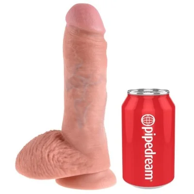KING COCK - 8 DILDO FLESH WITH BALLS 20.3 CM KING COCK - 8 DILDO FLESH WITH BALLS 20.3 CM
