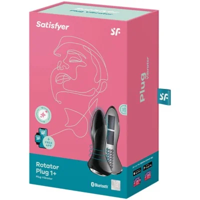 SATISFYER - ROTATOR PLUG 1+ PLUG VIBRADOR APP ROJO SATISFYER - ROTATOR PLUG 1+ PLUG VIBRADOR APP ROJO