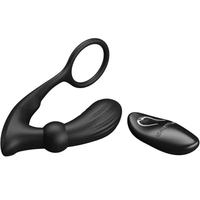 PRETTY LOVE - WARREN BLACK ANAL RING VIBRATOR PRETTY LOVE - WARREN BLACK ANAL RING VIBRATOR