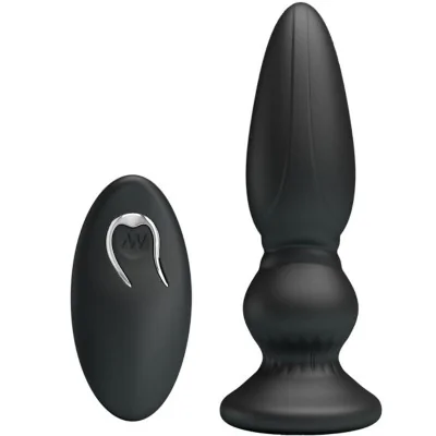 MR PLAY - POWERFUL VIBRATOR REMOTE CONTROL ANAL PLUG BLACK MR PLAY - POWERFUL VIBRATOR REMOTE CONTROL ANAL PLUG BLACK