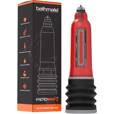 BATHMATE - HYDROMAX 7 RED PENIS INCREASE PUMP BATHMATE - HYDROMAX 7 RED PENIS INCREASE PUMP