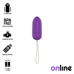 ONLINE - REMOTE CONTROL VIBRATING EGG L PURPLE ONLINE - REMOTE CONTROL VIBRATING EGG L PURPLE