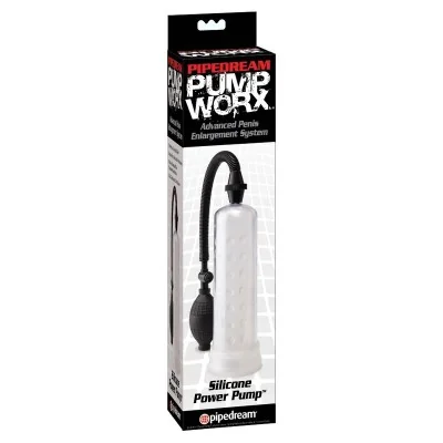 PUMP WORX - SILICONE POWER PUMP CLEAR PUMP WORX - SILICONE POWER PUMP CLEAR