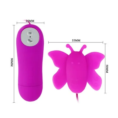 BAILE - LOVE EGGS BUTTERFLY CLITORIS STIMULATOR 12 SPEEDS LILAC BAILE - LOVE EGGS BUTTERFLY CLITORIS STIMULATOR 12 SPEEDS LILAC