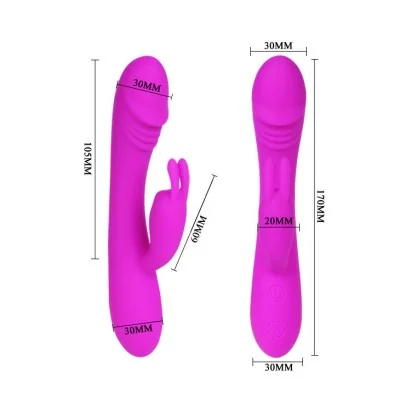 PRETTY LOVE - SMART VIBRATOR WITH RABBIT 30 HUNTER MODES PRETTY LOVE - SMART VIBRATOR WITH RABBIT 30 HUNTER MODES