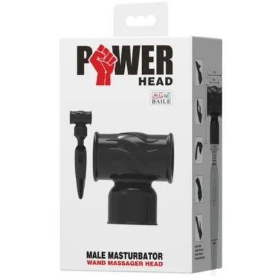 BAILE - POWER HEAD INTERCHANGEABLE HEAD FOR MALE MASSAGER BAILE - POWER HEAD INTERCHANGEABLE HEAD FOR MALE MASSAGER