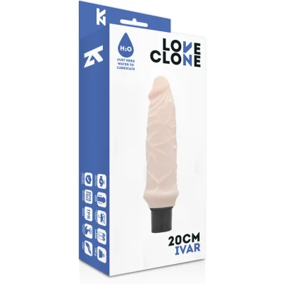 LOVECLONE - IVAR SELF LUBRICATION VIBRATOR 20 CM -O- 3.7 CM LOVECLONE - IVAR SELF LUBRICATION VIBRATOR 20 CM -O- 3.7 CM