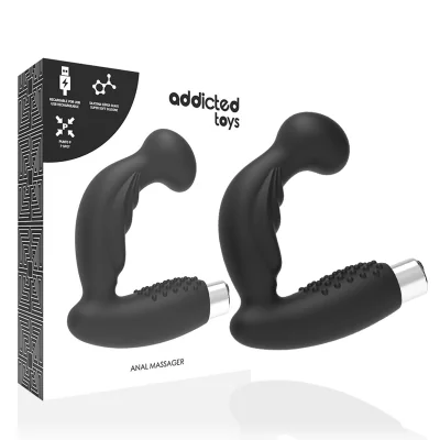 ADDICTED TOYS - PROSTATIC VIBRATOR RECHARGEABLE MODEL 3 - BLACK ADDICTED TOYS - PROSTATIC VIBRATOR RECHARGEABLE MODEL 3 - BLACK