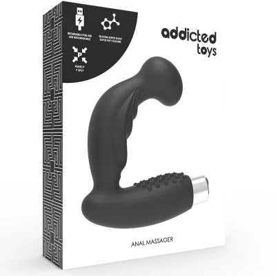 ADDICTED TOYS - PROSTATIC VIBRATOR RECHARGEABLE MODEL 3 - BLACK ADDICTED TOYS - PROSTATIC VIBRATOR RECHARGEABLE MODEL 3 - BLACK
