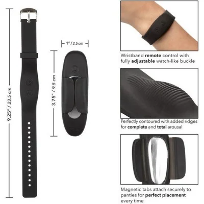 CALEXOTICS - WRISTBAND REMOTE PANTY TEASER CALEXOTICS - WRISTBAND REMOTE PANTY TEASER