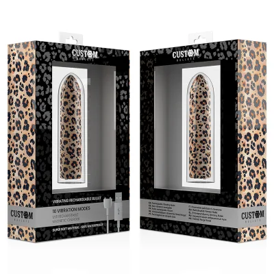 CUSTOM BULLETS - LEOPARD MAGNETIC 10 INTENSITIES CUSTOM BULLETS - LEOPARD MAGNETIC 10 INTENSITIES