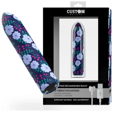 CUSTOM BULLETS - SPRING MAGNETIC BULLET 10 INTENSITIES CUSTOM BULLETS - SPRING MAGNETIC BULLET 10 INTENSITIES