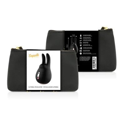 COQUETTE CHIC DESIRE - CLITORIAL STIMULATOR BLACK / GOLD COQUETTE CHIC DESIRE - CLITORIAL STIMULATOR BLACK / GOLD