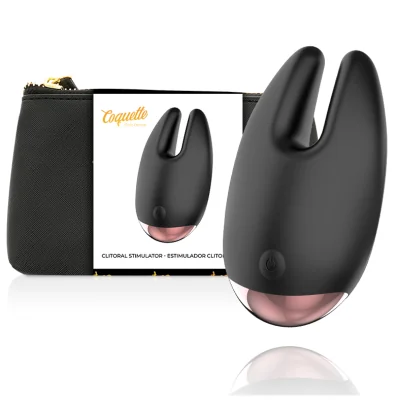 COQUETTE CHIC DESIRE - CLITORIAL STIMULATOR BLACK / GOLD COQUETTE CHIC DESIRE - CLITORIAL STIMULATOR BLACK / GOLD