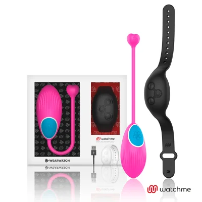 WEARWATCH - WATCHME TECHNOLOGY REMOTE CONTROL EGG FUCHSIA / JET WEARWATCH - WATCHME TECHNOLOGY REMOTE CONTROL EGG FUCHSIA / JET