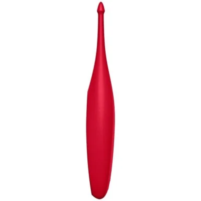 SATISFYER - TWIRLING FUN TIP VIBRATOR RED SATISFYER - TWIRLING FUN TIP VIBRATOR RED