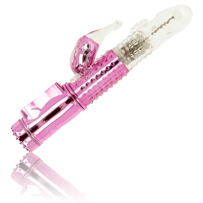 OHMAMA - VIBRATOR WITH ROTATION FUNCTION AND CLITORIS STIMULATOR OHMAMA - VIBRATOR WITH ROTATION FUNCTION AND CLITORIS STIMULATOR