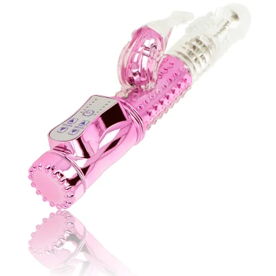 OHMAMA - VIBRATOR WITH ROTATION FUNCTION AND CLITORIS STIMULATOR OHMAMA - VIBRATOR WITH ROTATION FUNCTION AND CLITORIS STIMULATOR