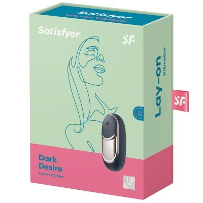 SATISFYER - DARK DESIRE LAYON VIBRATOR SATISFYER - DARK DESIRE LAYON VIBRATOR
