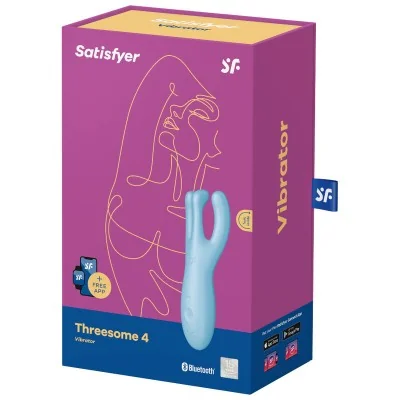 SATISFYER THREESOME 4 VIBRADOR APP - ROSA