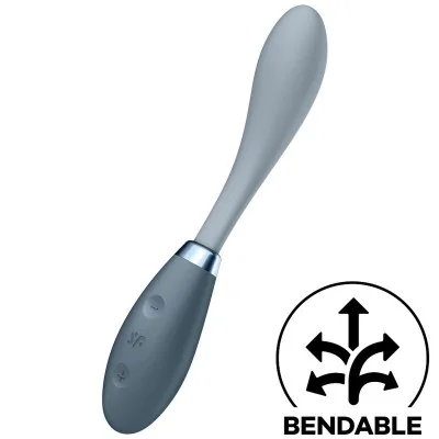 SATISFYER - G-SPOT FLEX 3 MULTI VIBRADOR GRIS SATISFYER - G-SPOT FLEX 3 MULTI VIBRADOR GRIS